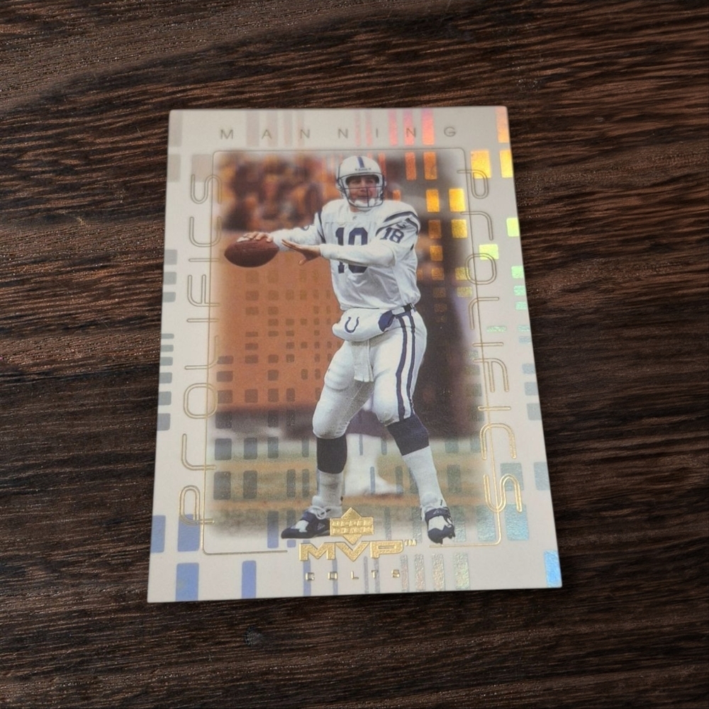 Peyton Manning MVP Trading Card - MVP COLTS Upper Deck